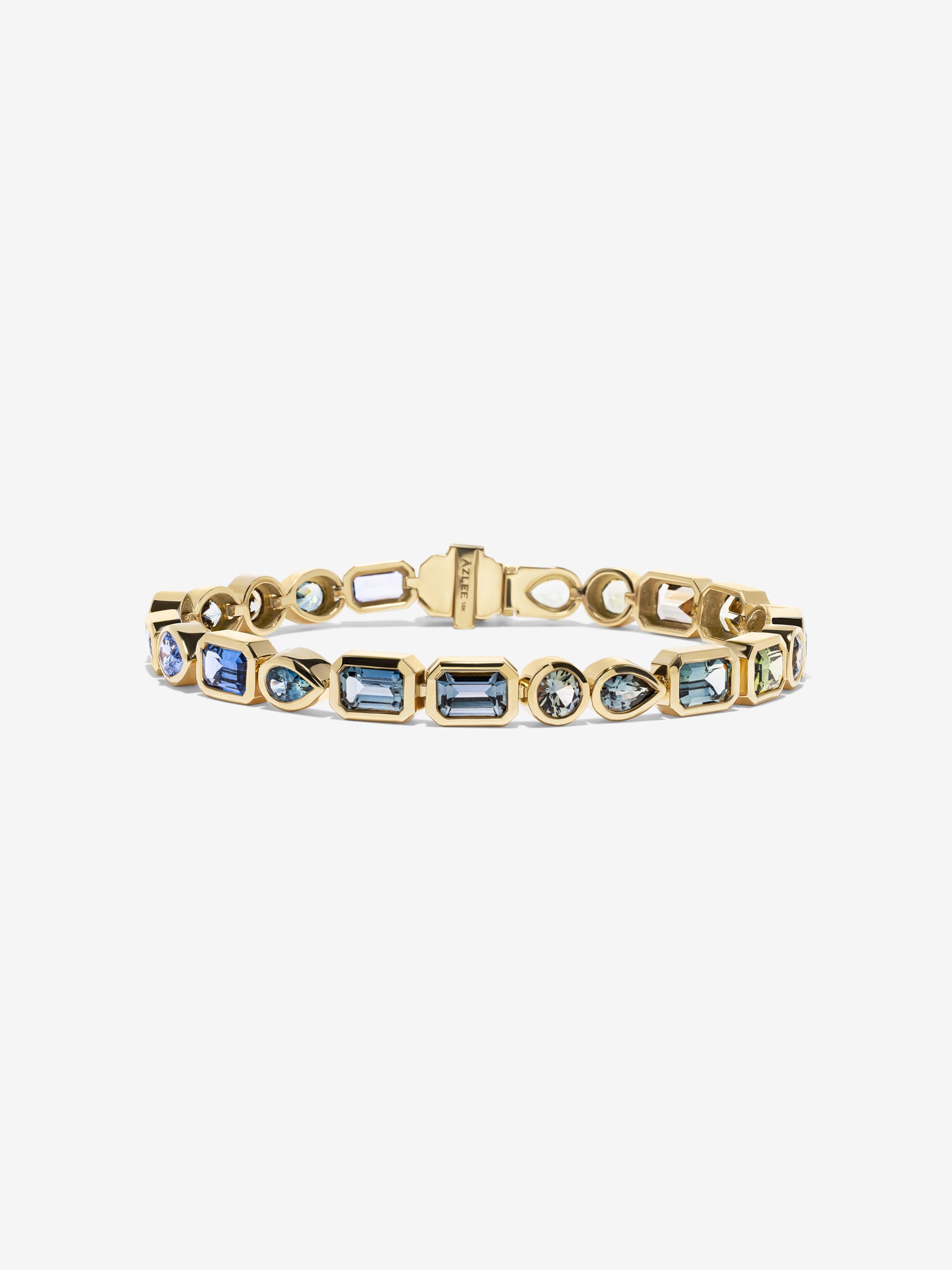 Gradient Sapphire Bracelet | One of a Kind – AZLEE Jewelry