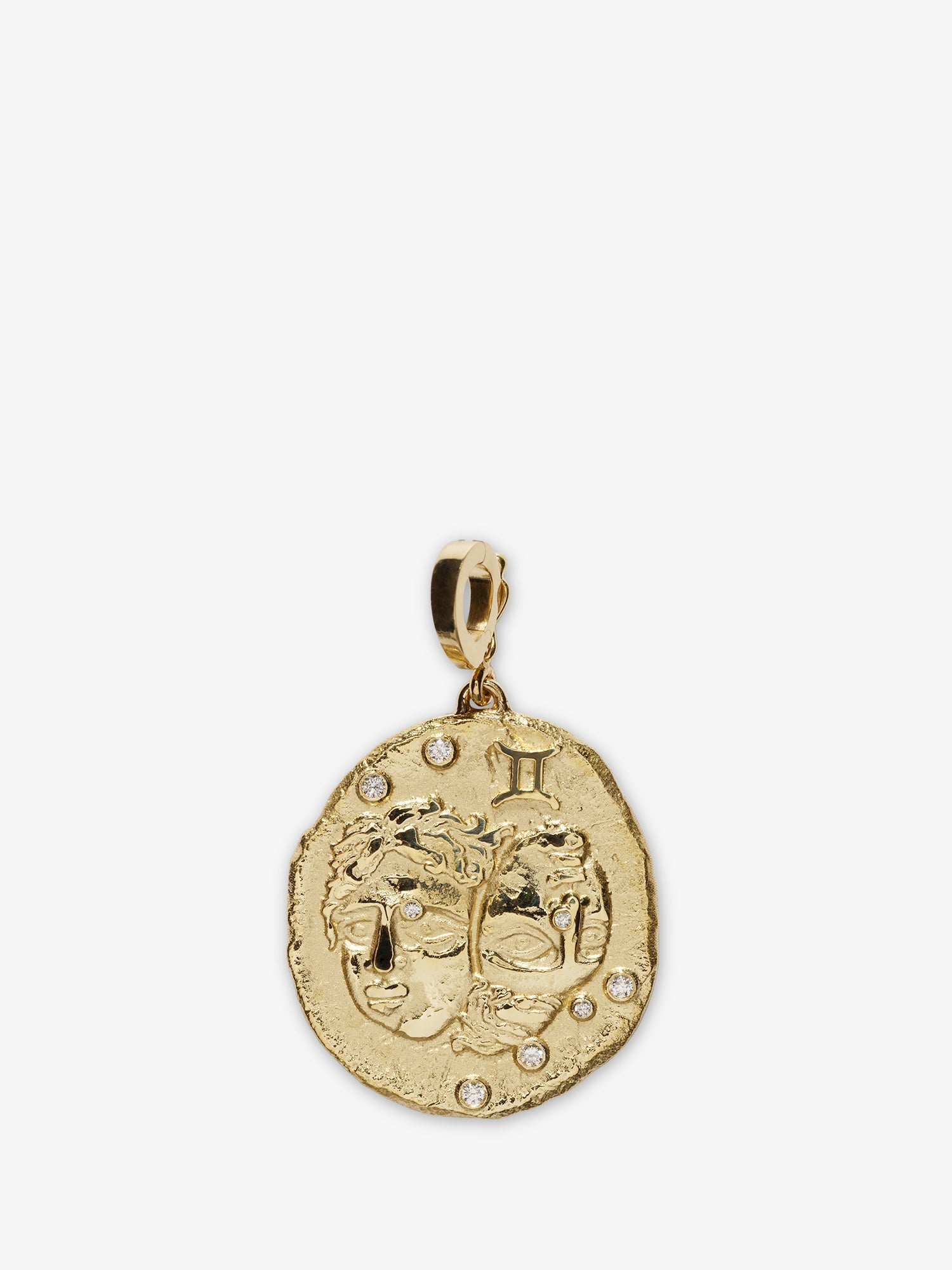Of The Stars Gemini Large Coin Charm – AZLEE Jewelry