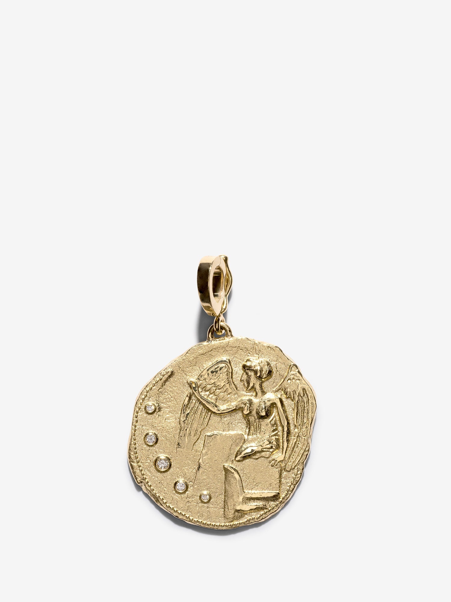 Goddess of Victory Large Coin Charm – AZLEE Jewelry