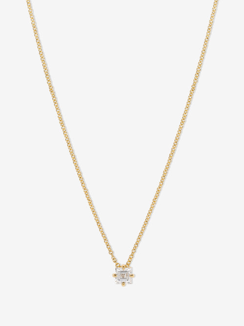 Allure Carre Diamond Necklace