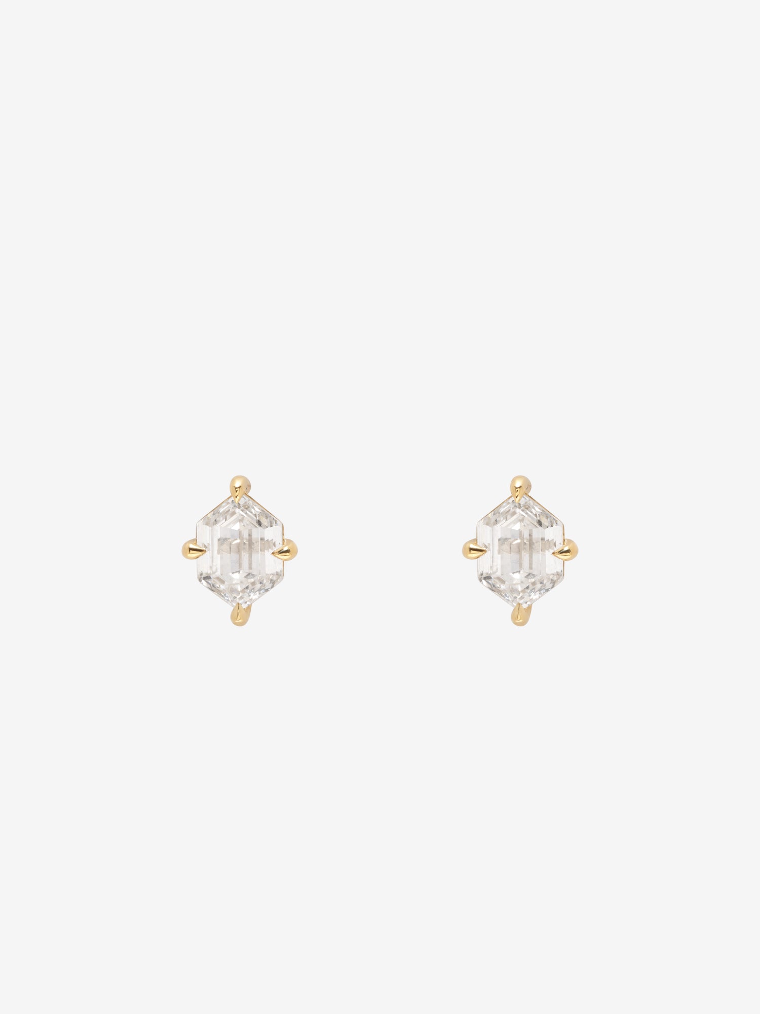 Allure Elongated Hexagon Diamond Studs