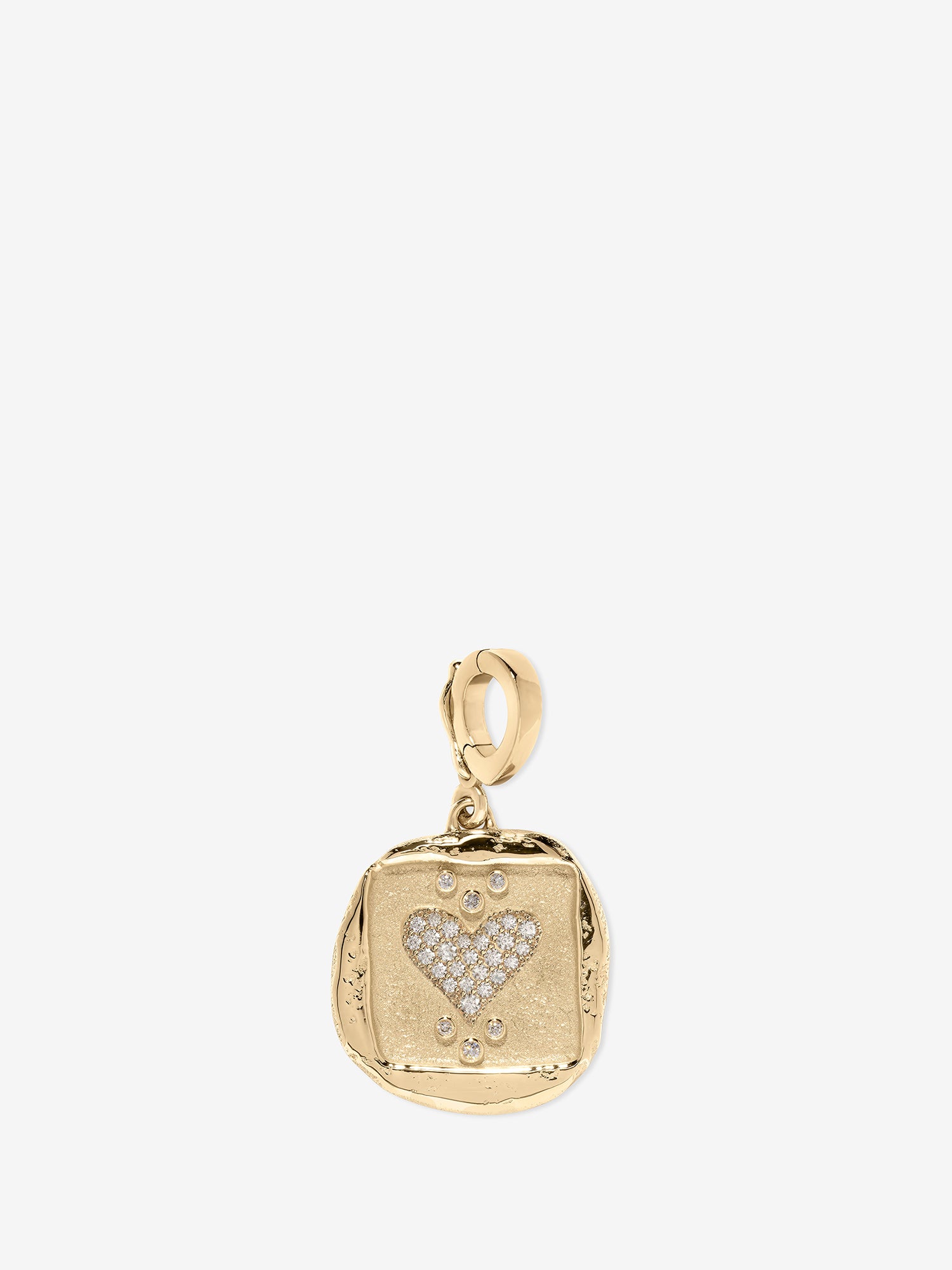 Amour Pavé Diamond Heart Small Coin