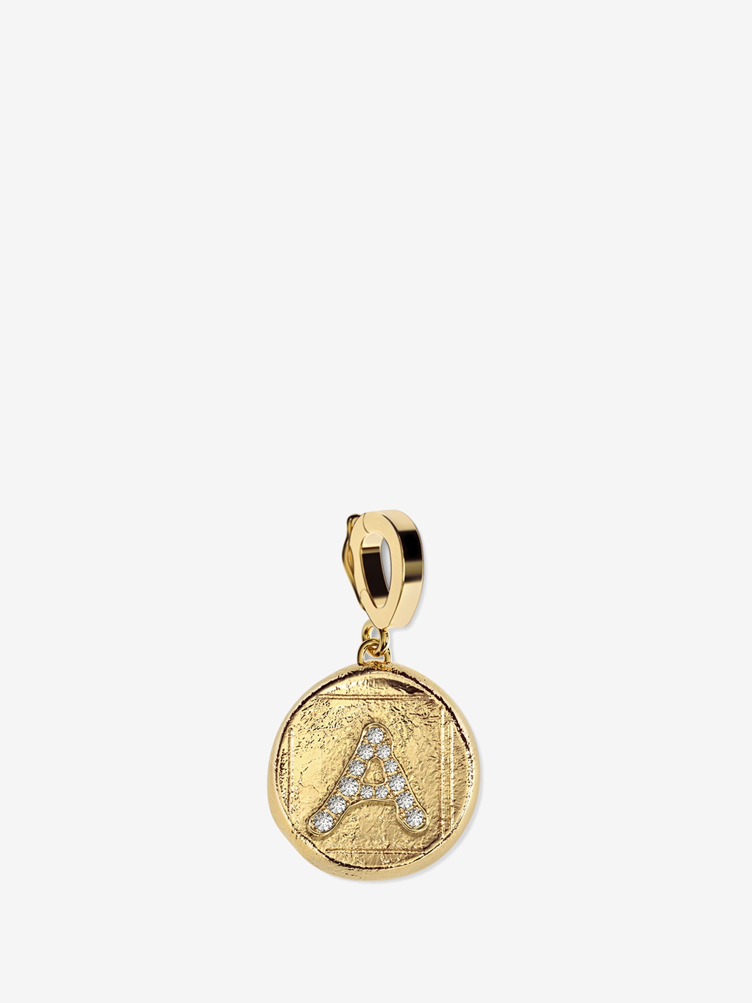 Signature Pave Small Coin