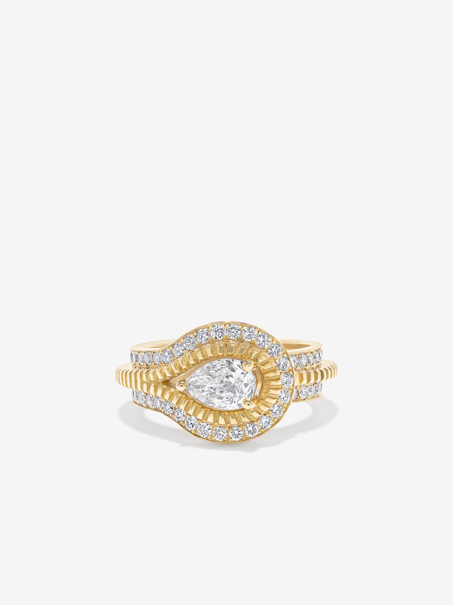 Dew Drop Single Pave Ring