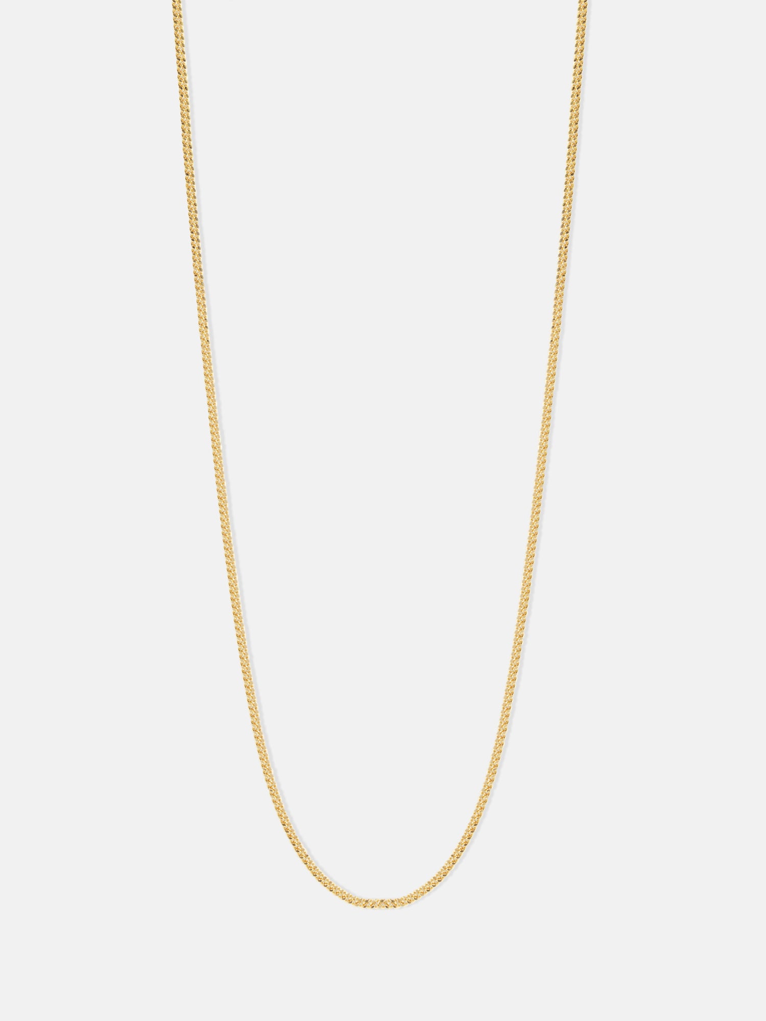 Diamond Cut Curb Chain 1mm