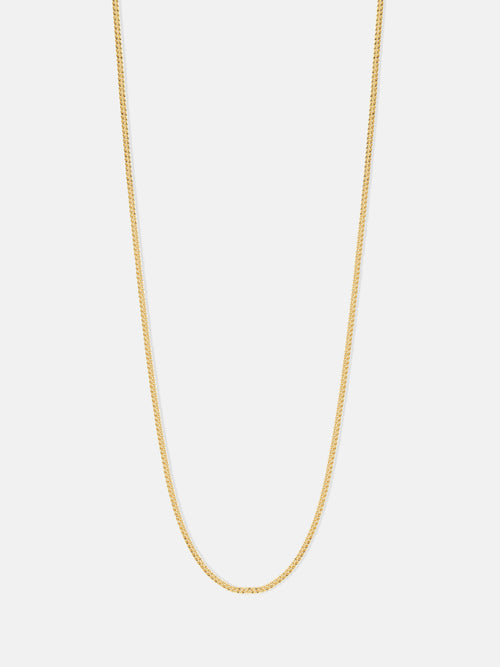 Diamond Cut Curb Chain 1mm