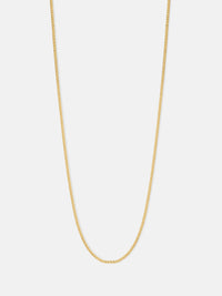 Diamond Cut Curb Chain 1mm