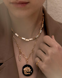 N/S Triple Baguette Diamond Charm view 2