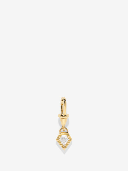 Escalier .35ct Shield Diamond Charm