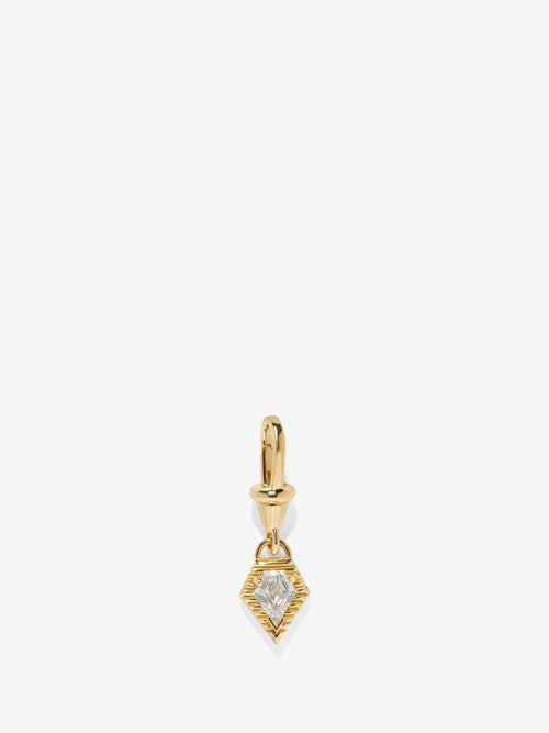 Escalier .50ct Shield Diamond Charm