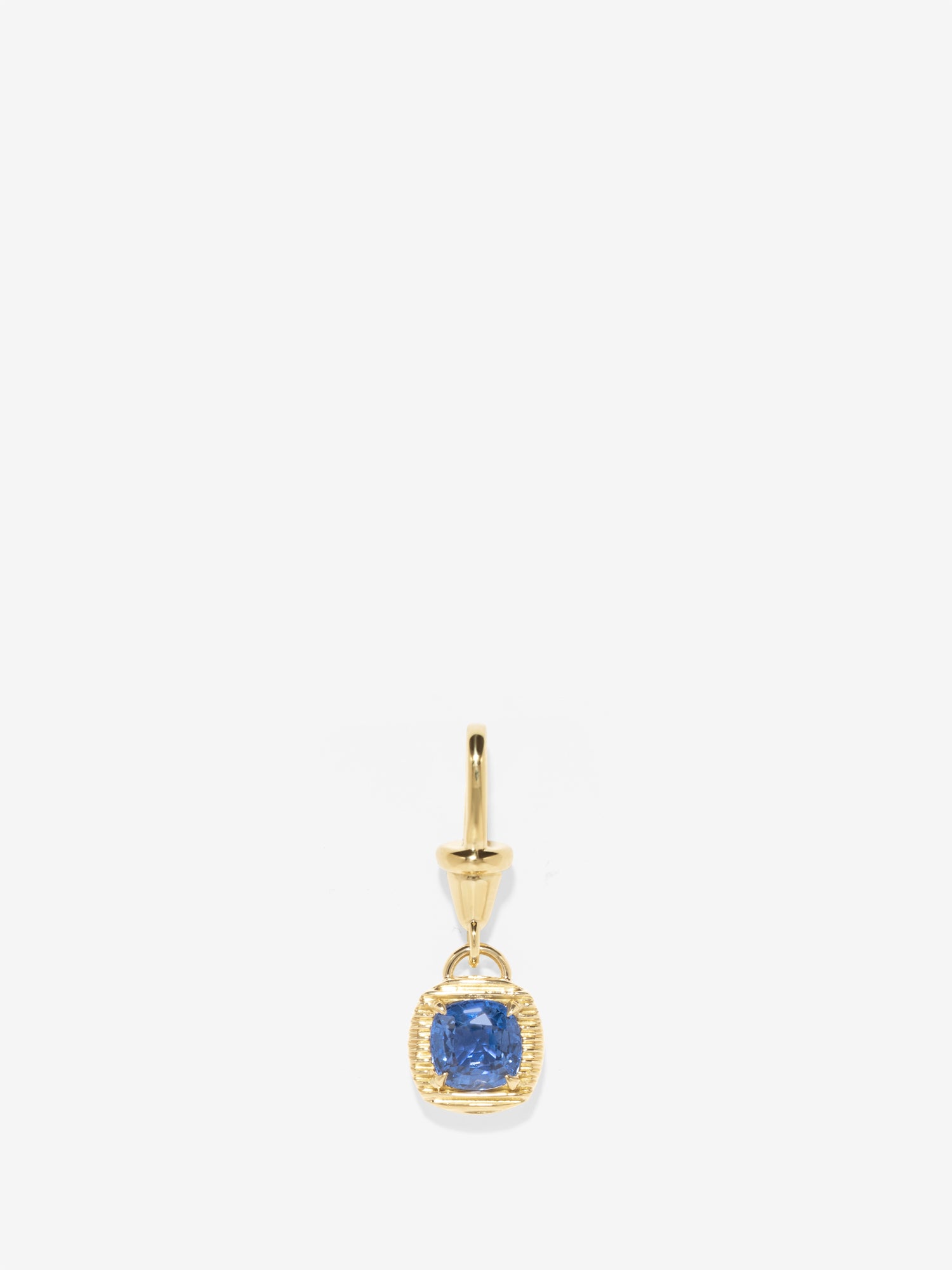 Escalier Sapphire Cushion Charm