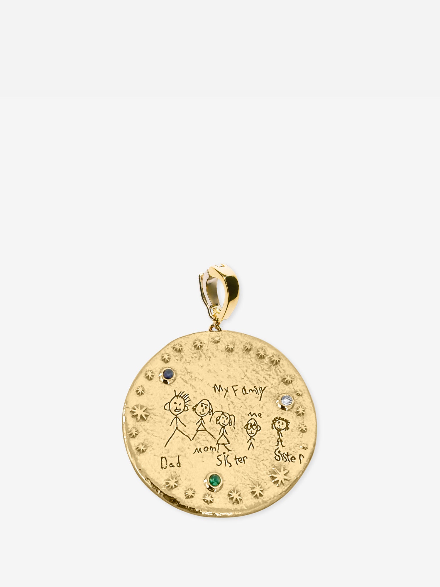 Custom Family Drawing Coin