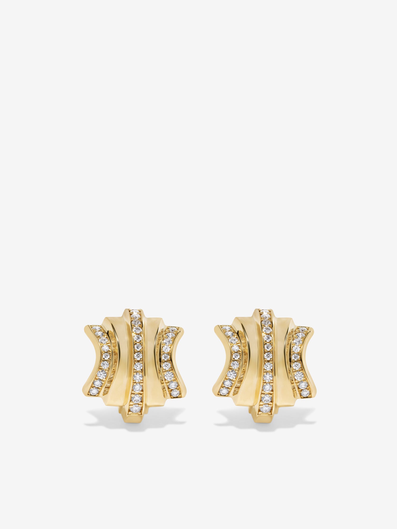 Fluid Staircase Scattered Earrings, Large