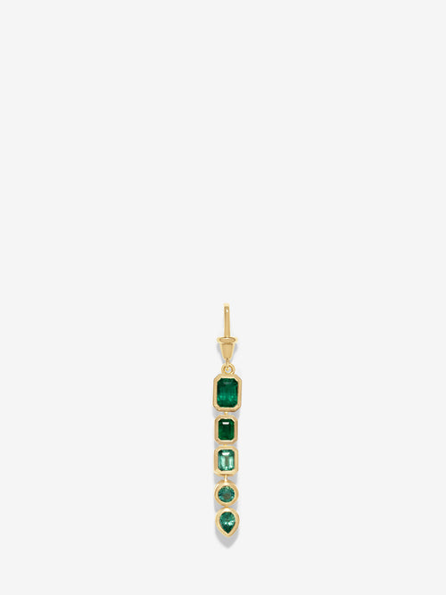 Gradient Emerald Lariat Charm