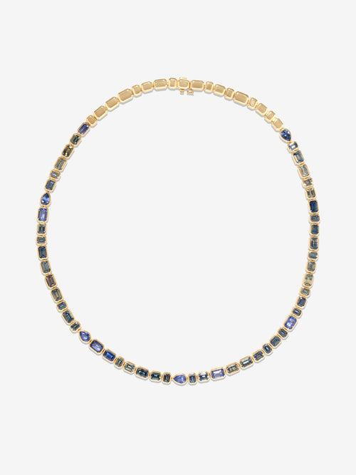 Gradient Sapphire Necklace 1080 | One of a Kind
