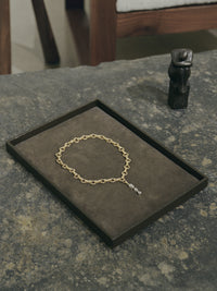 The Robust Motif Chain & Kite Lariat Diamond Charm Necklace | One of a Kind view 2