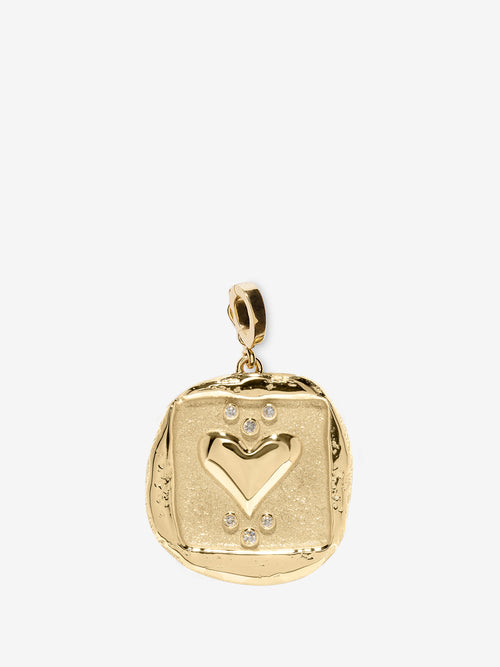 Amour Bare Heart Large Coin