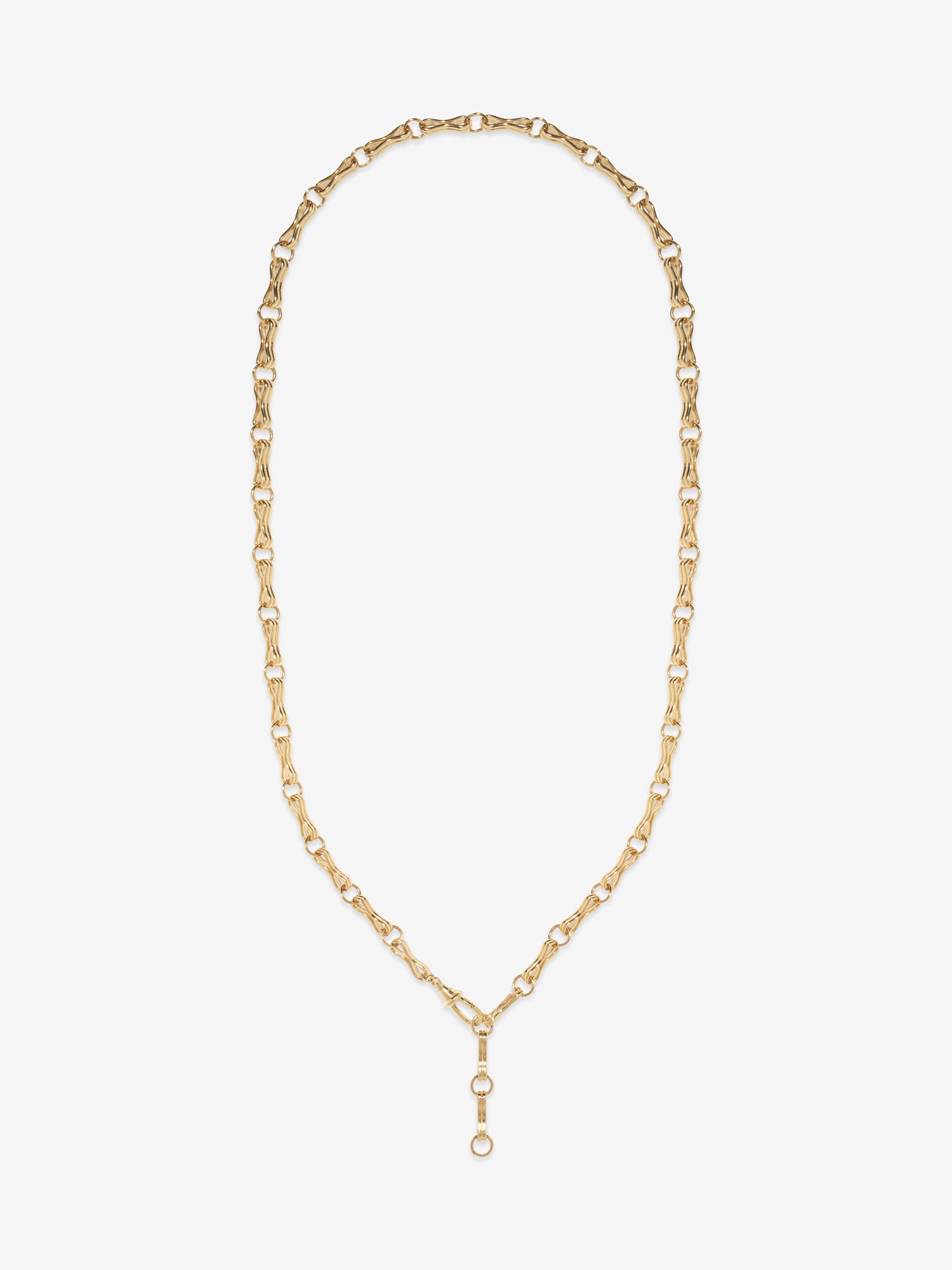 Large Double Motif Chain Lariat – AZLEE Jewelry