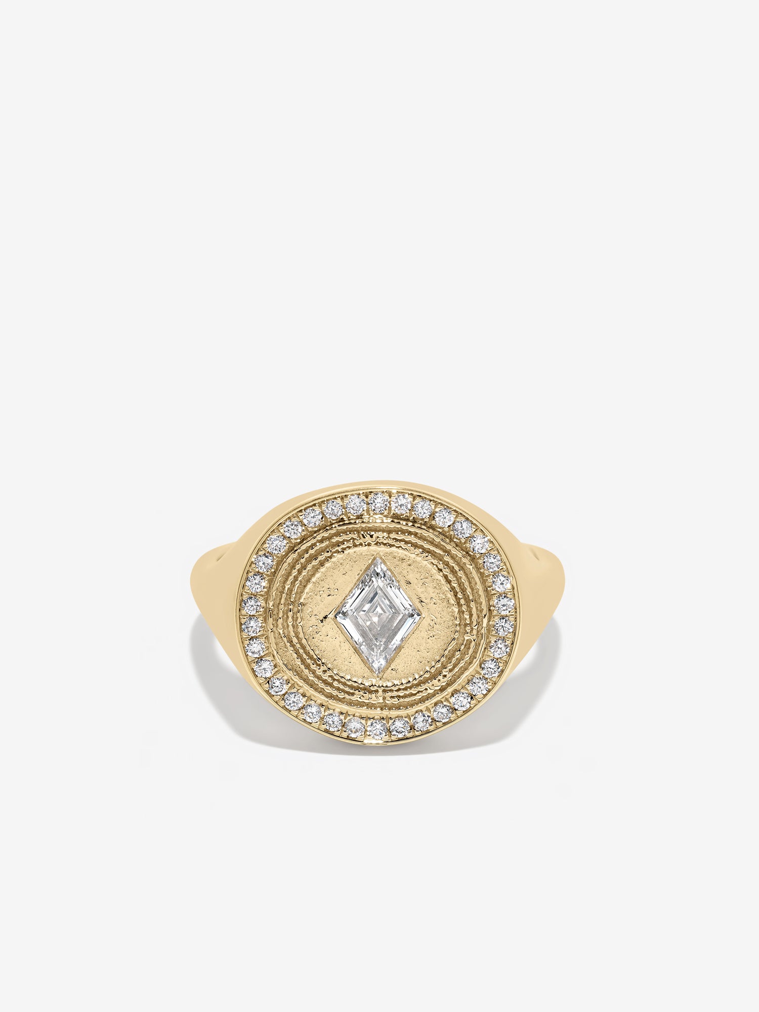 Lozenge Diamond Coin Signet
