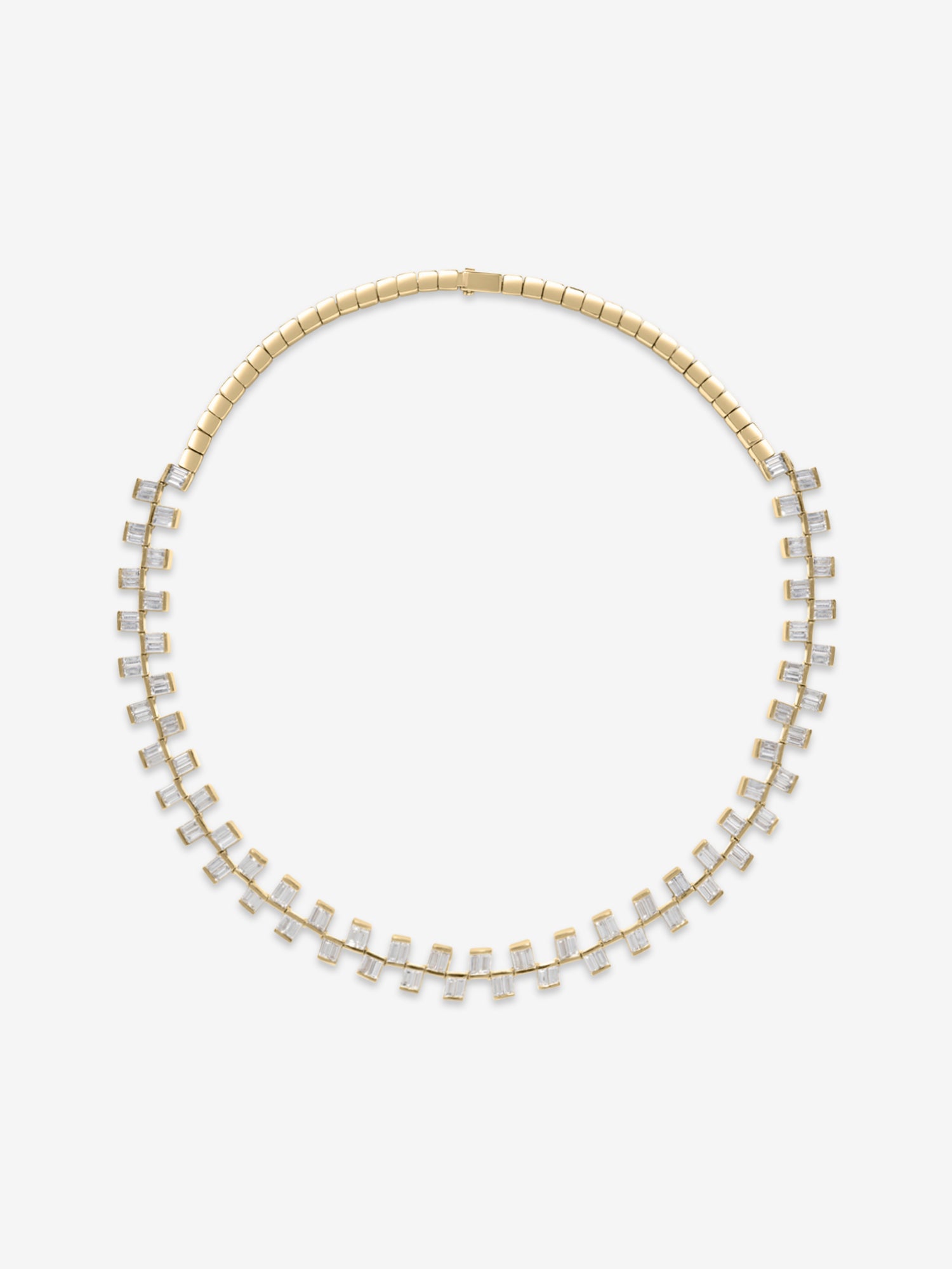 Mosaic Diamond Necklace – AZLEE Jewelry