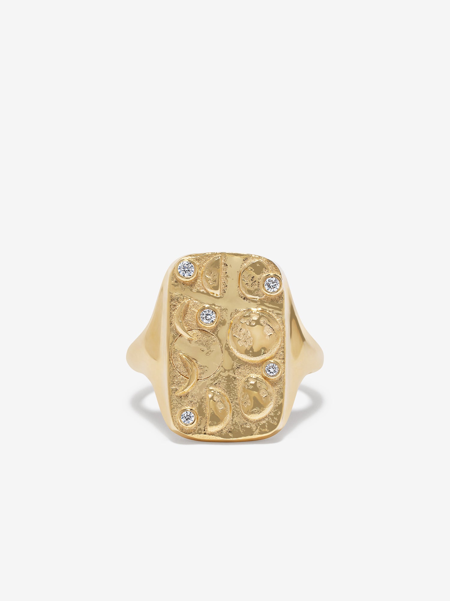 New Beginnings Moon Phases Relic Signet – AZLEE Jewelry