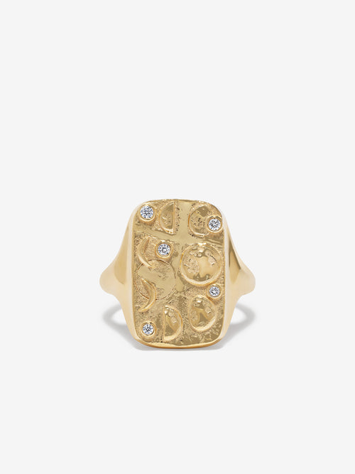 New Beginnings Moon Phases Relic Signet