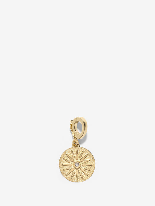Petite Sunburst Coin