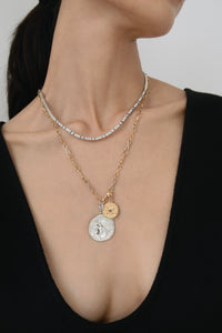 Compass Small Diamond Coin Charm view 2