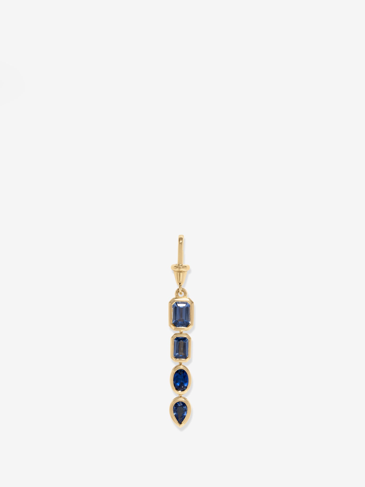 Gradient Sapphire Lariat Charm