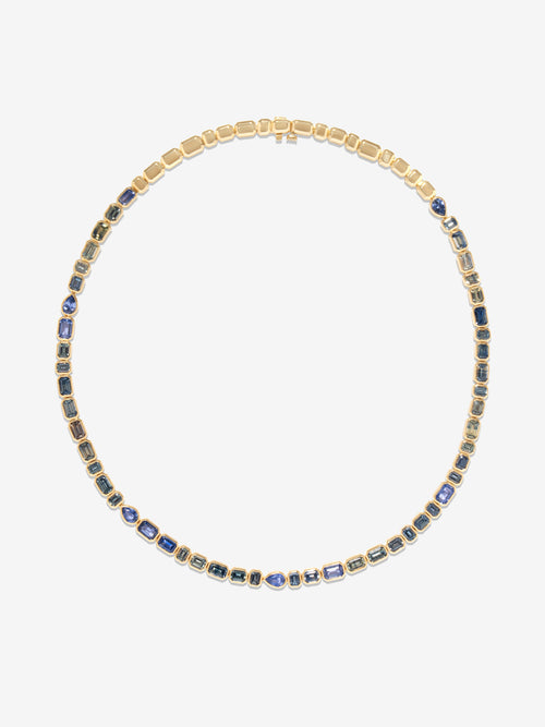 Gradient Sapphire Necklace 1080 | One of a Kind