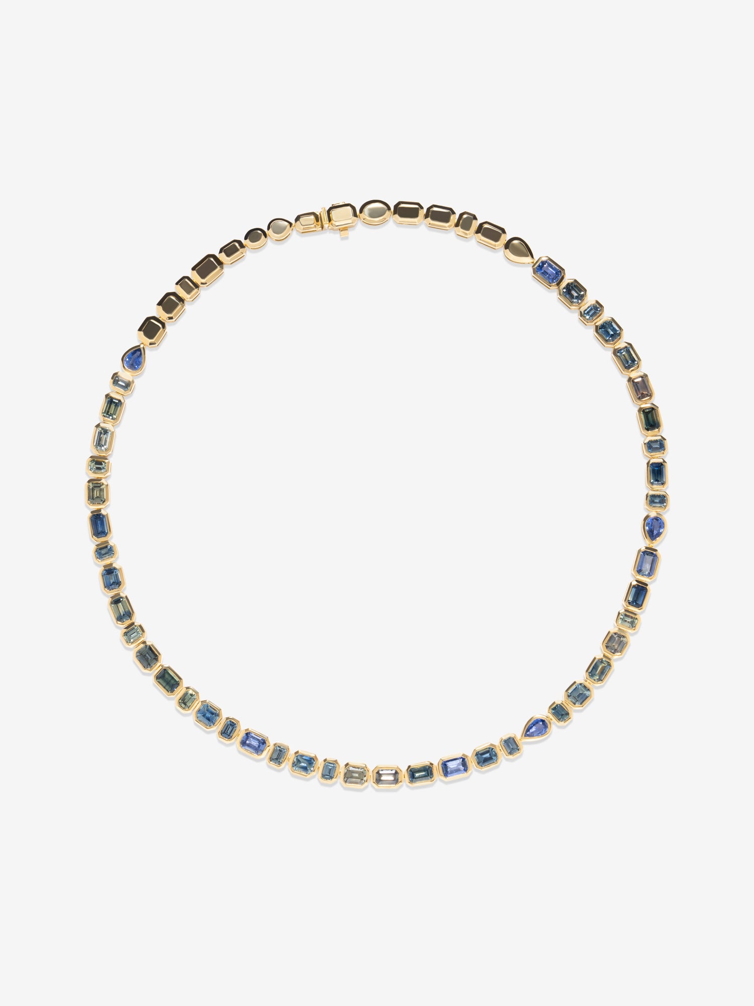 Gradient Sapphire Necklace