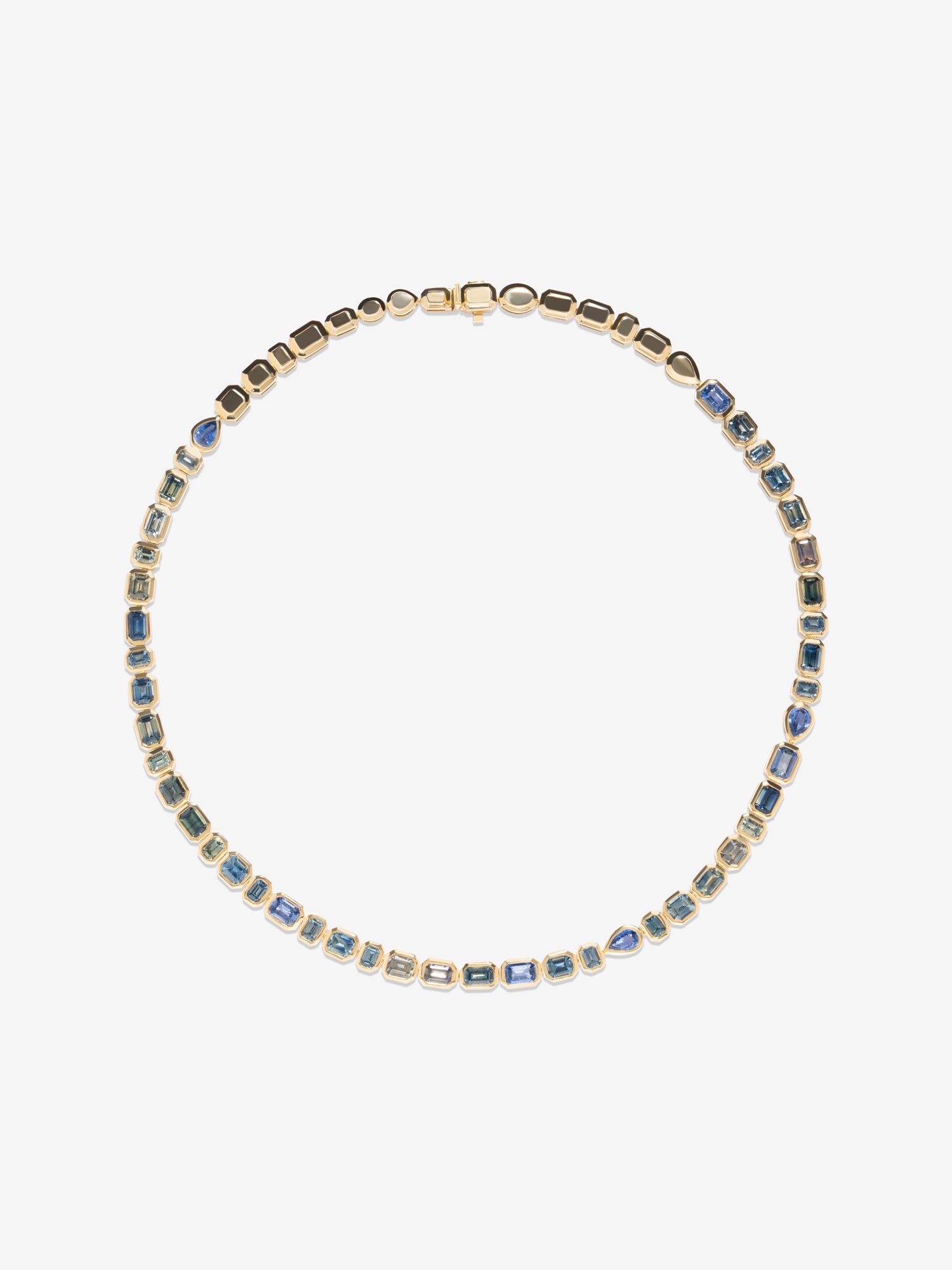 Gradient Sapphire Necklace | One of a Kind