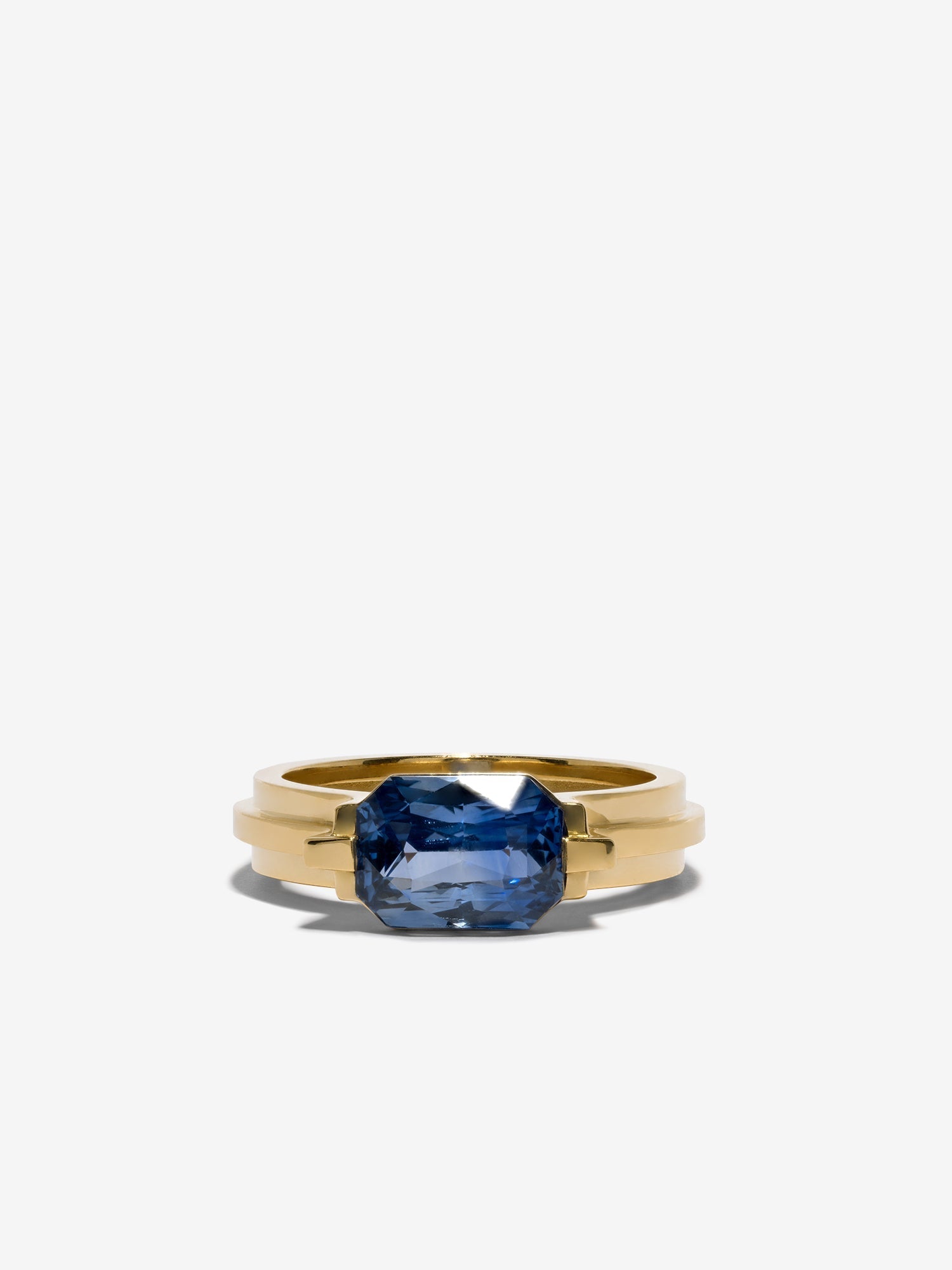 Staircase Sapphire Floating Ring – AZLEE Jewelry