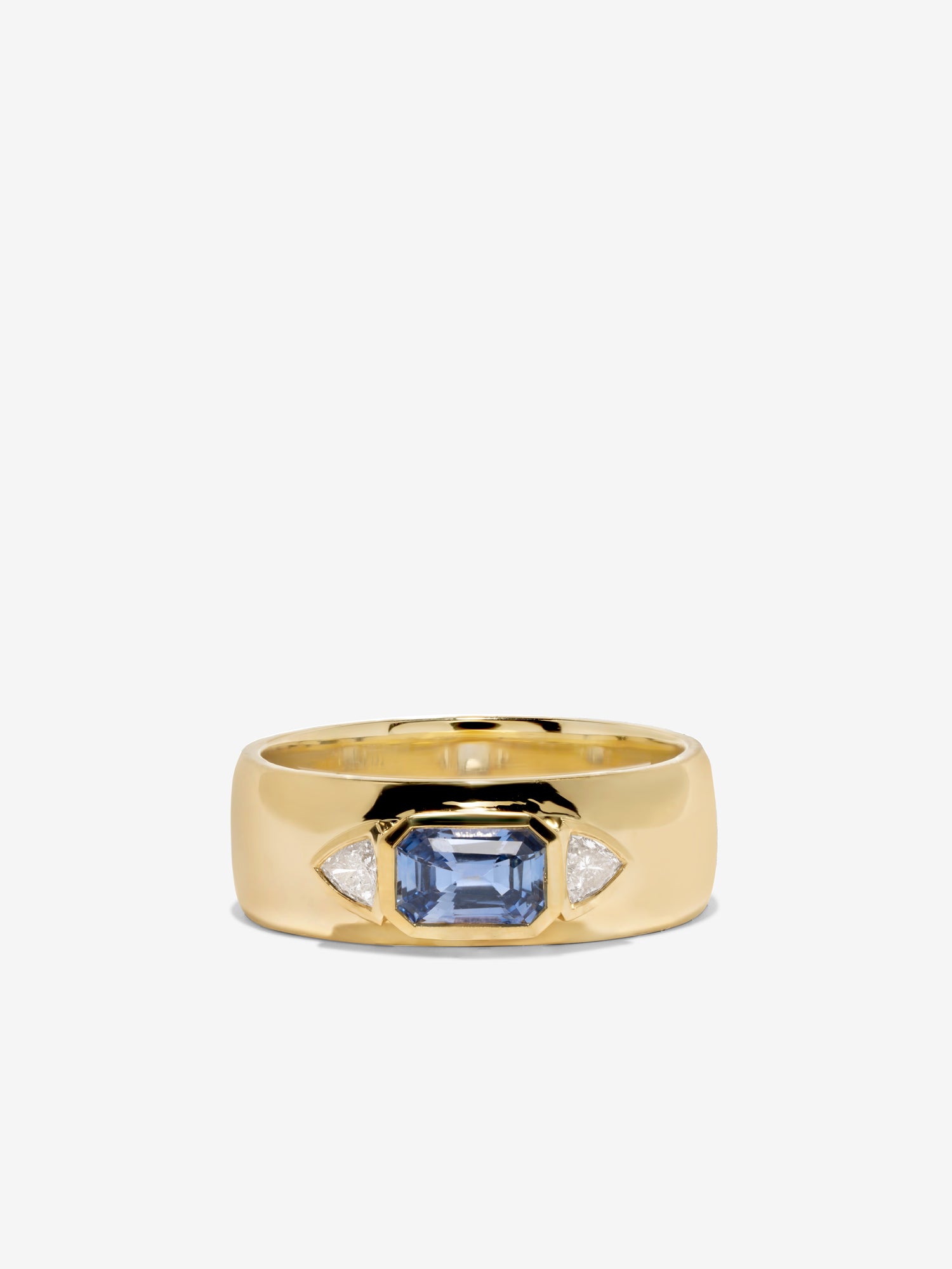 Trio .70ct Sapphire Ring