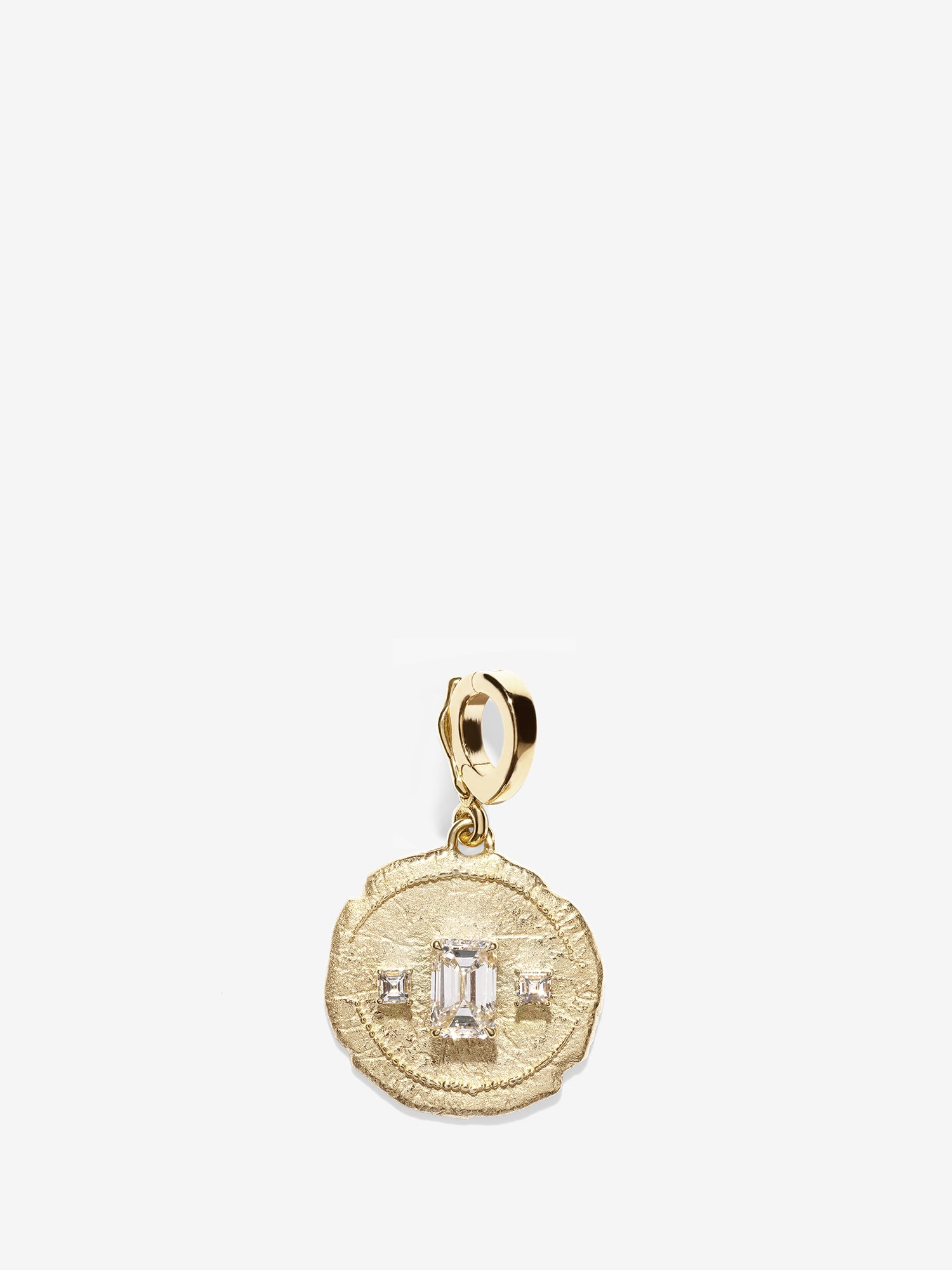 Trio Small Diamond Coin – AZLEE Jewelry