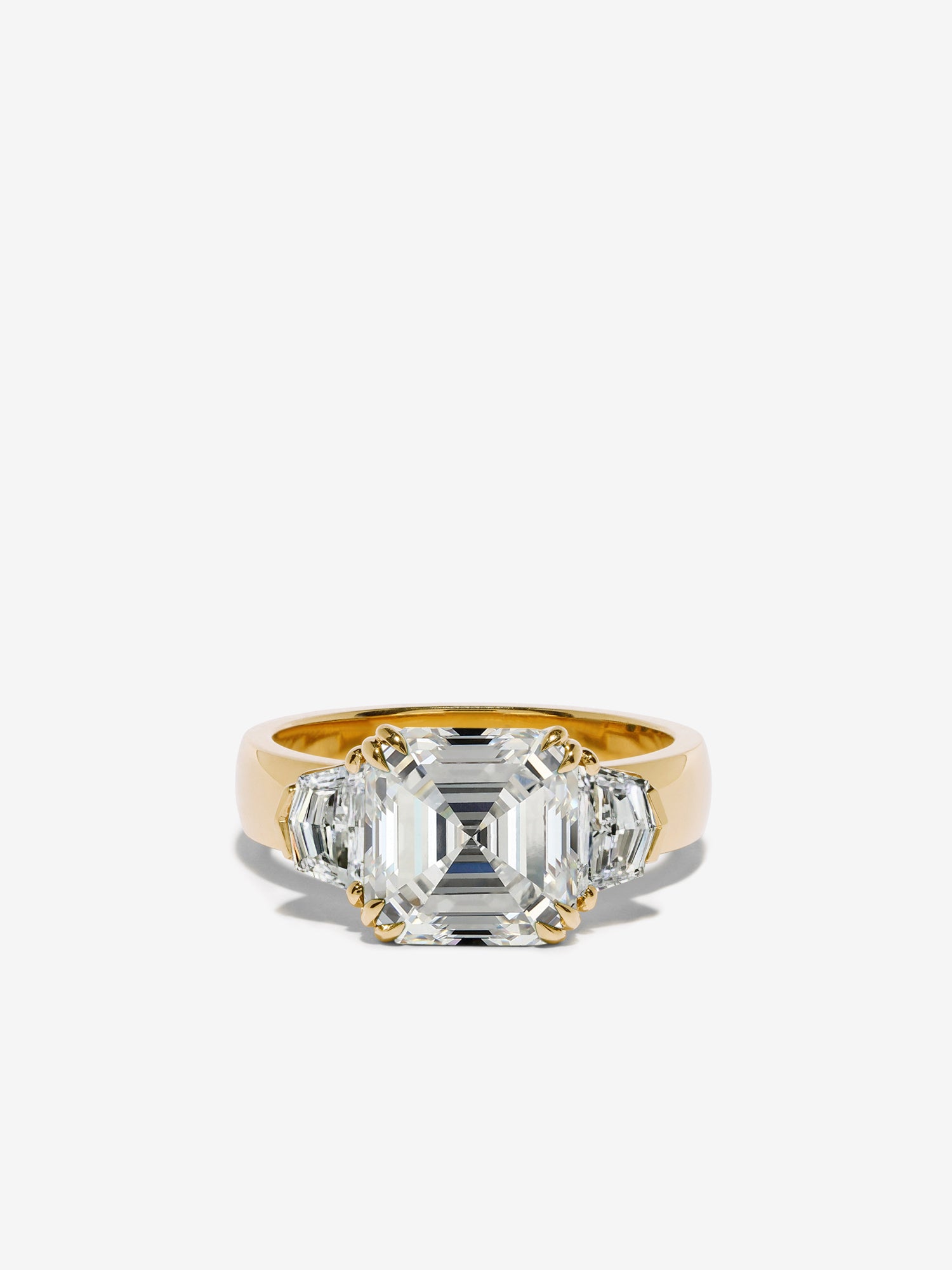 Asscher & Cadillac Diamond Ring