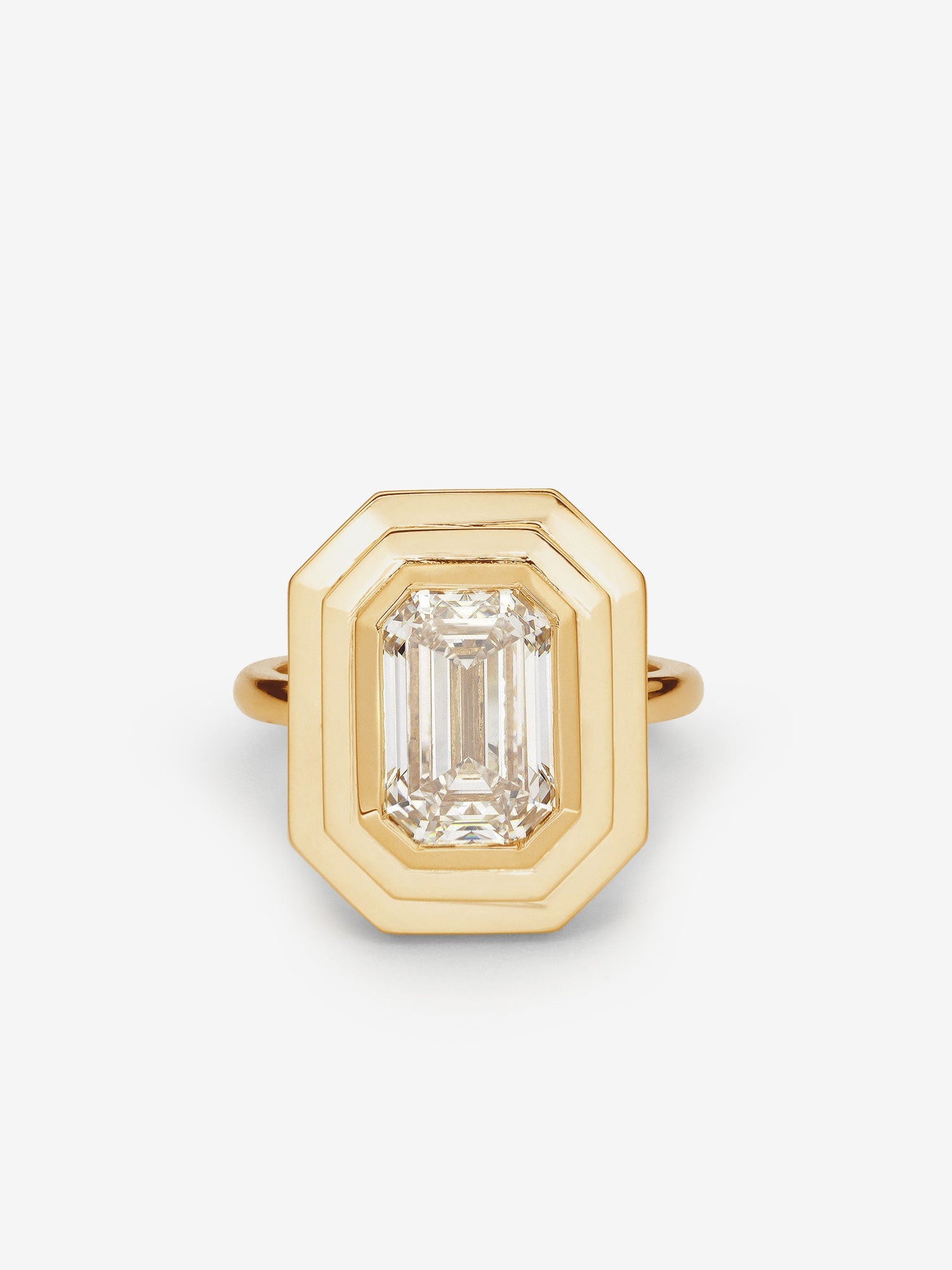 Staircase Emerald Diamond Ring – AZLEE Jewelry