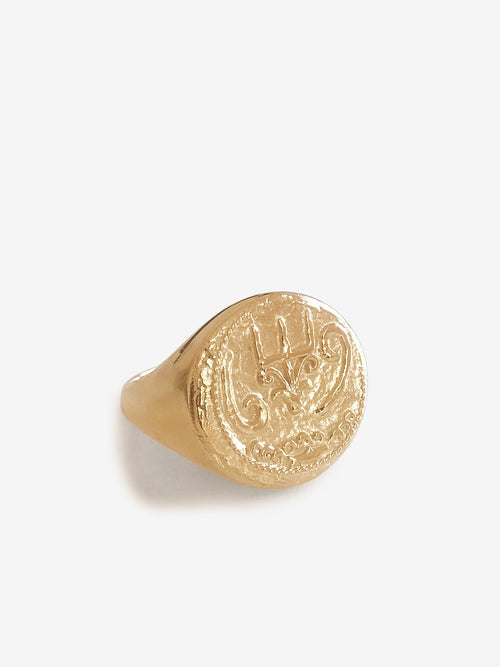 Men's Custom Cancer Signet Ring