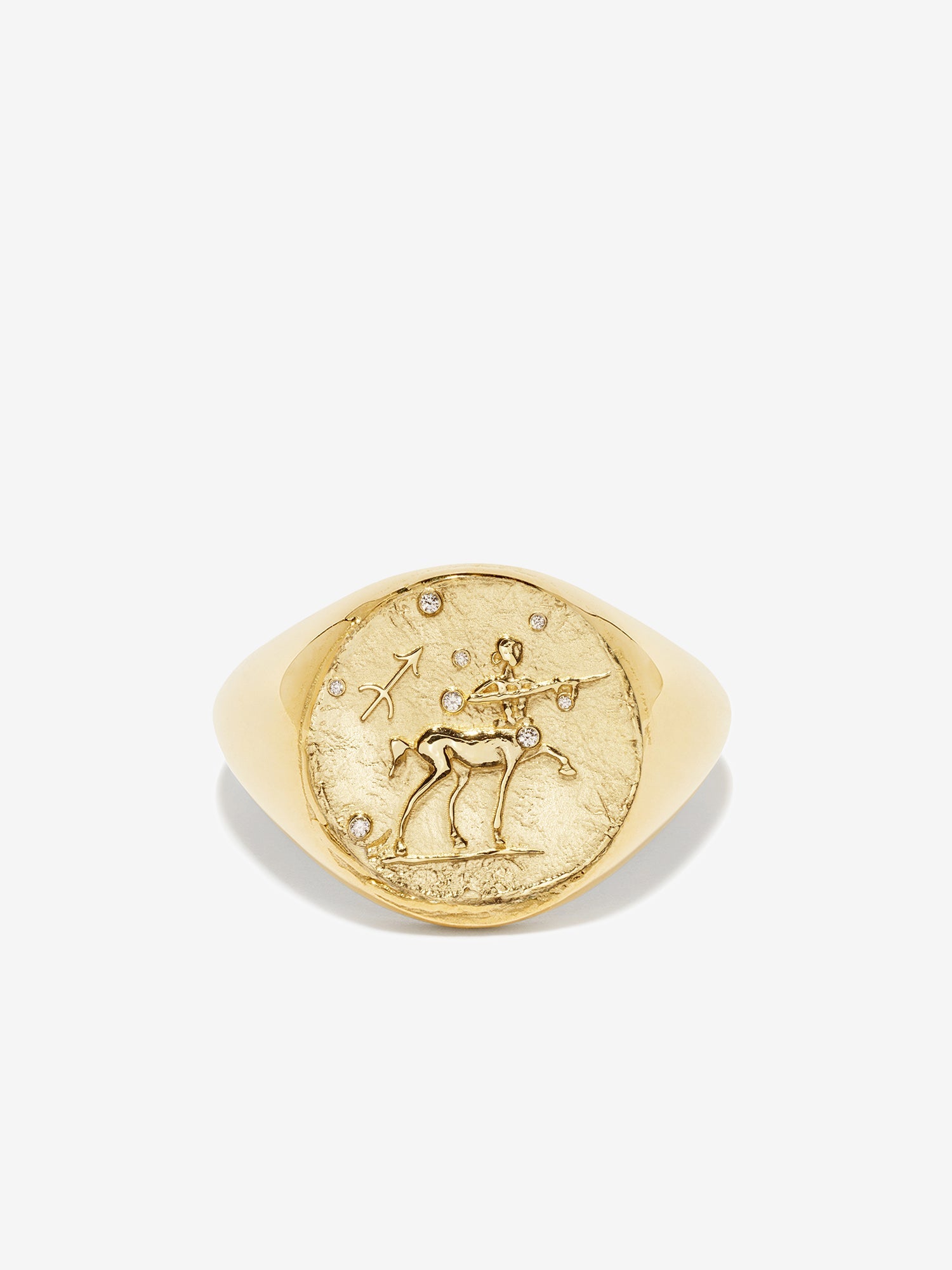 Sagittarius Signet Ring – AZLEE Jewelry